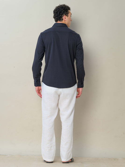 Knitted Long Sleeve Shirt