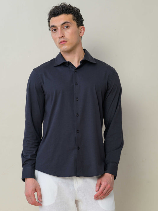 Knitted Long Sleeve Shirt