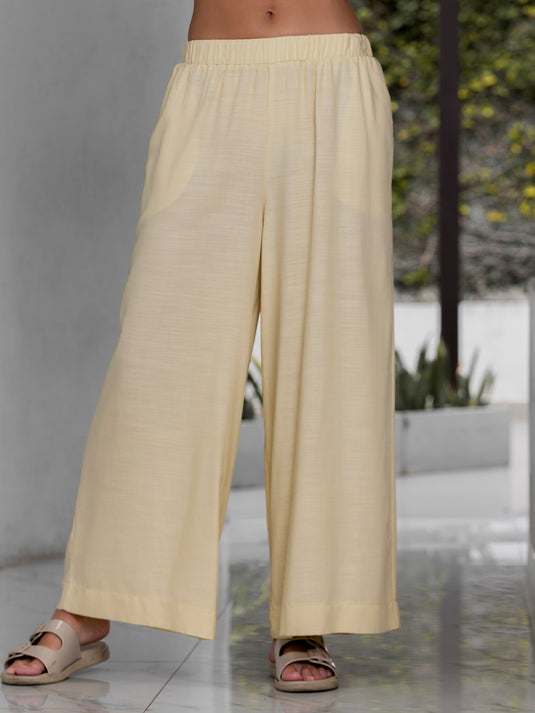 Elasticated waist pant
