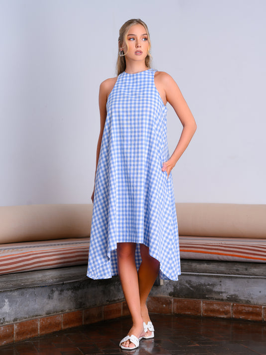 Sleeveless midi dress