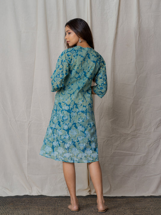 Front yoke detailed Batik dress