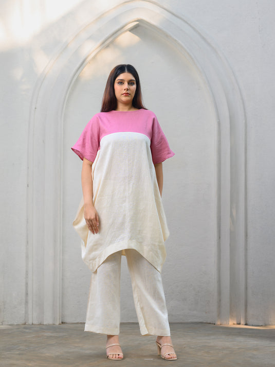 Premium linen basic drawcord pant