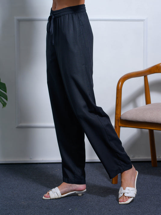 Tapered drawcord pant