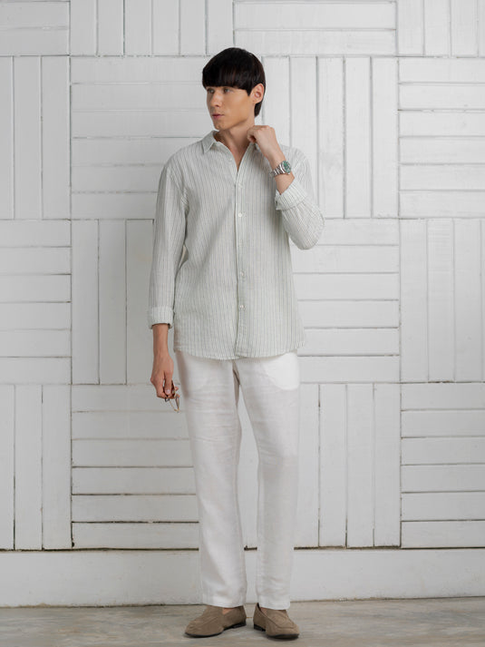 Casual regular L/S shirt