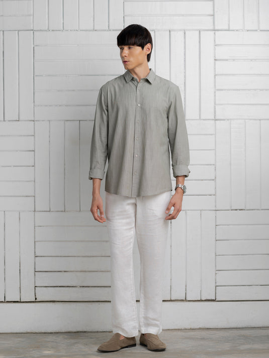 Casual regular L/S shirt