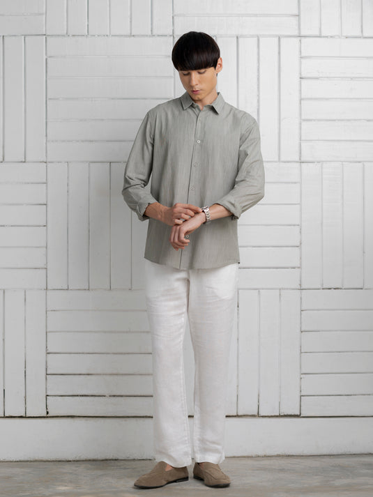 Casual regular L/S shirt