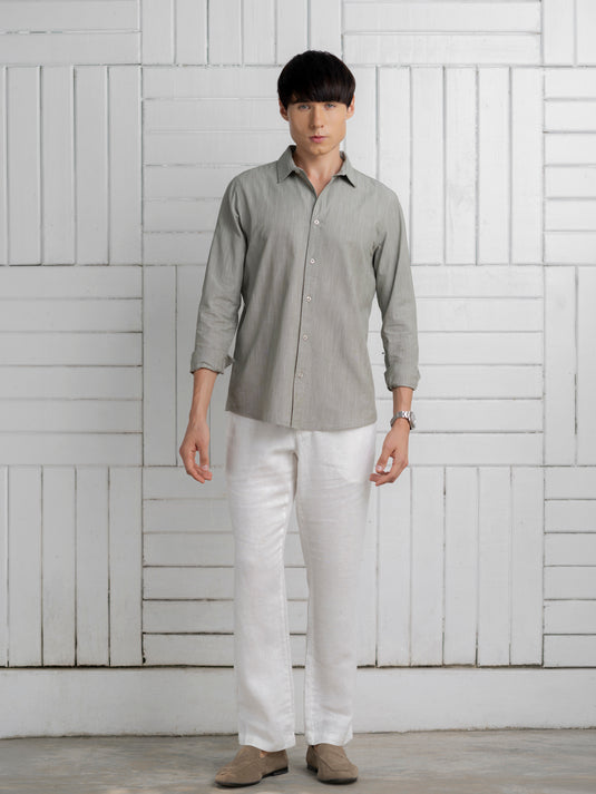 Casual regular L/S shirt