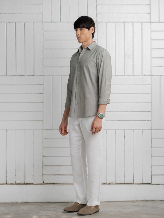 Casual regular L/S shirt