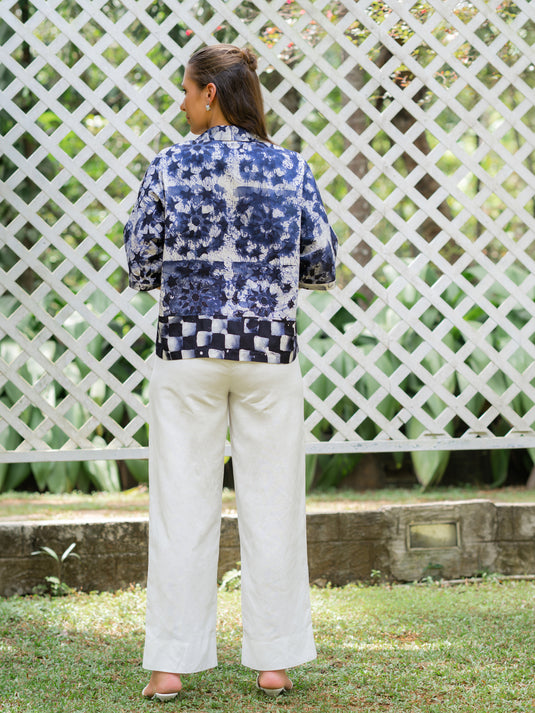 Batik button down shirt