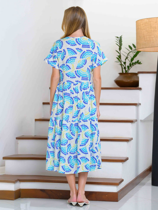 Tiered panel dress