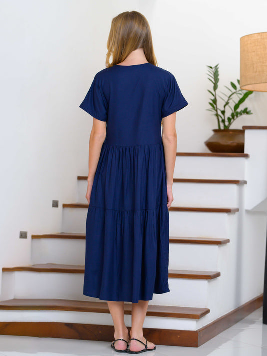 Tiered panel dress