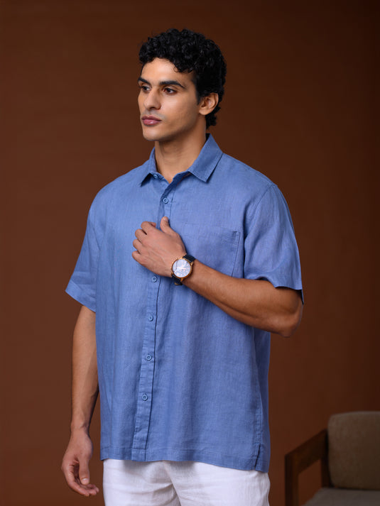 Linen Padini Short Sleeve Shirt