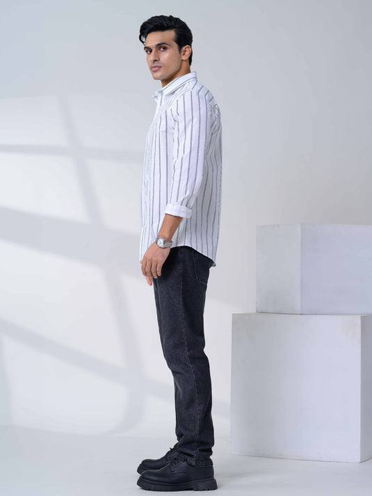 Casual Wear Stripe L/S Shirt