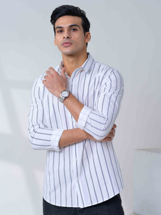 Casual Wear Stripe L/S Shirt