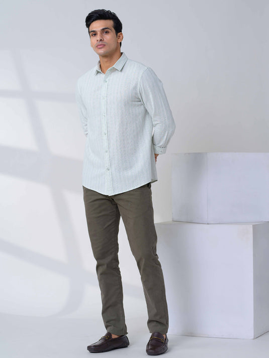 Casual Wear Stripe L/S Shirt