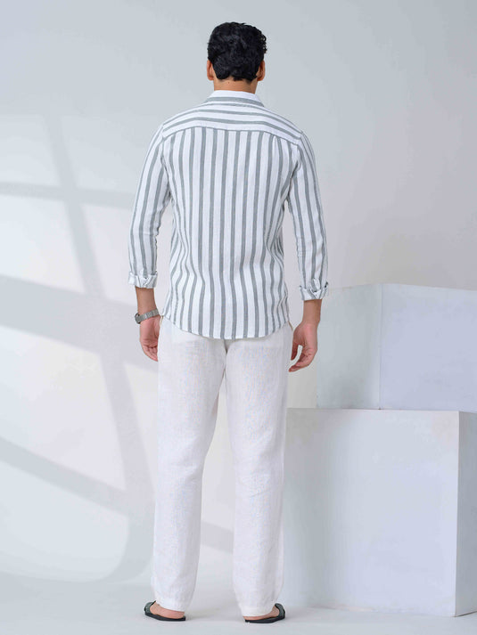Casual Wear Stripe L/S Shirt