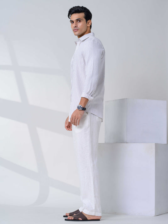 Casual Wear Stripe L/S Shirt