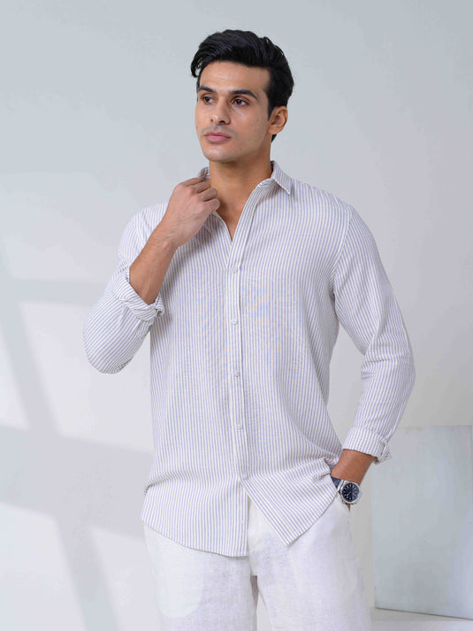 Casual Wear Stripe L/S Shirt