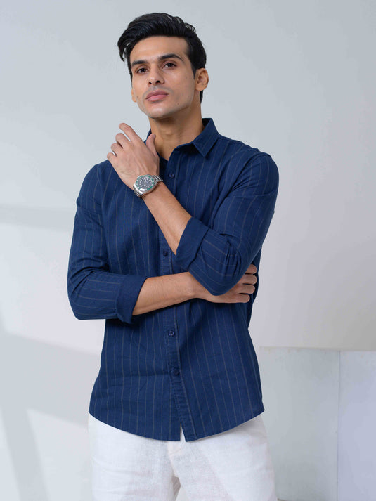 Casual Wear Stripe L/S Shirt