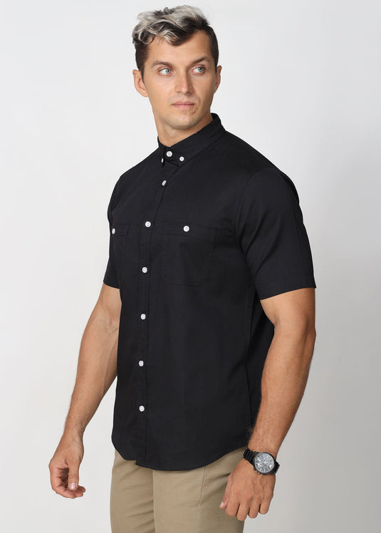Casual Wear Double Pocket S/S Shirt