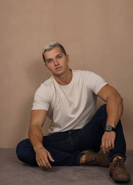 Casual Wear Crew Neck T-Shirt(Slim Fit)