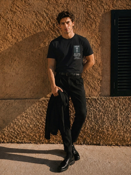 Graphic Printed Crew Neck T-shirt