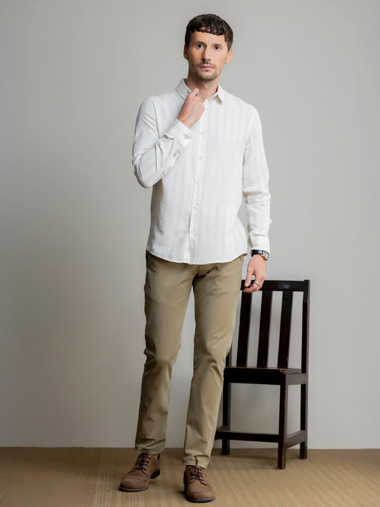 Casual Wear Stripe L/S Shirt