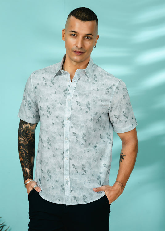 Casual Wear Printed S/S Shirt