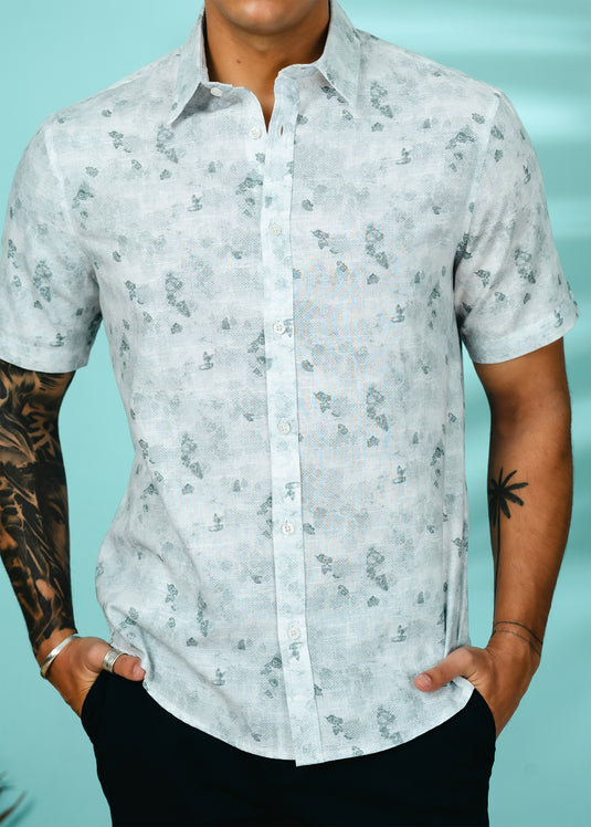 Casual Wear Printed S/S Shirt