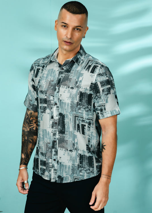 Casual Wear Printed S/S Shirt