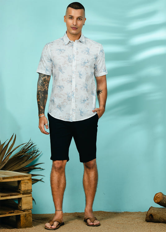 Casual Wear Printed S/S Shirt