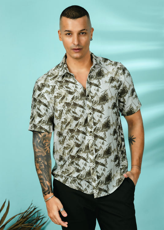 Casual Wear Printed S/S Shirt