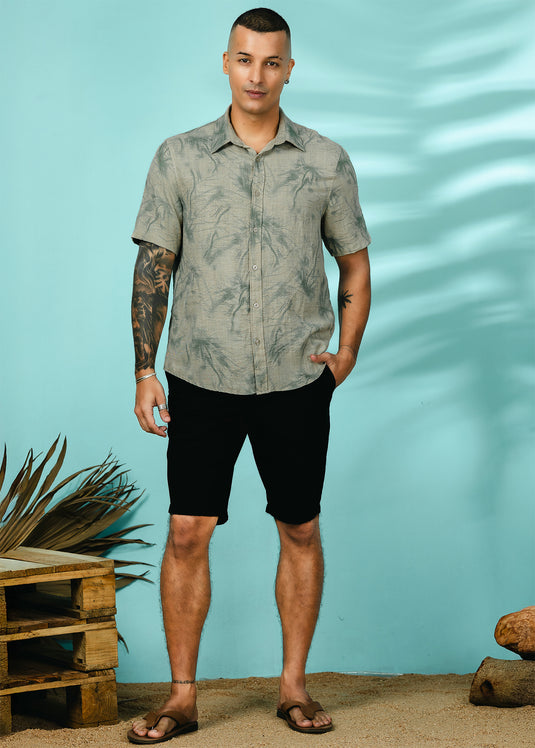 Casual Wear Printed S/S Shirt