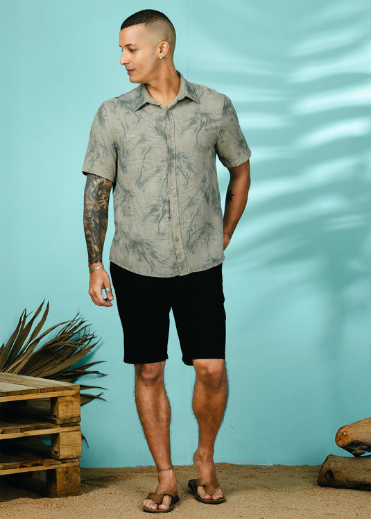 Casual Wear Printed S/S Shirt