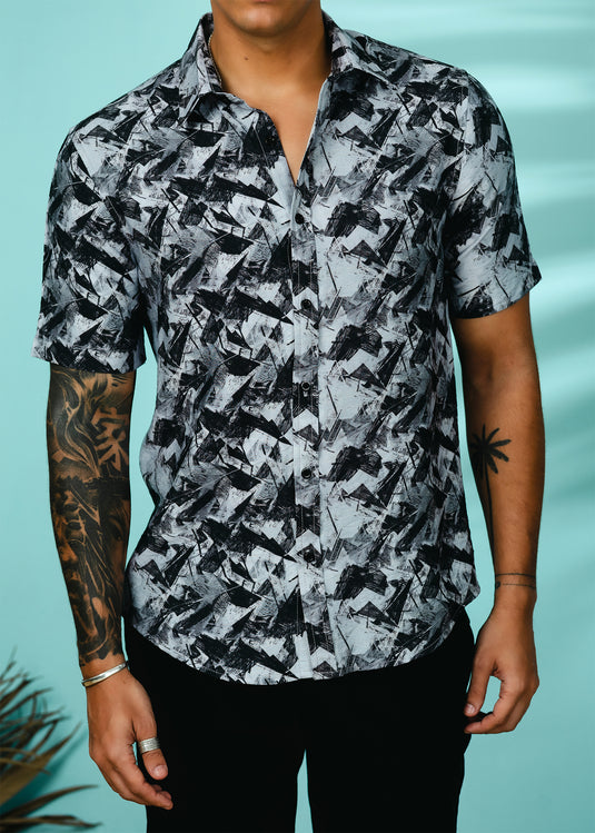 Casual Wear Printed S/S Shirt