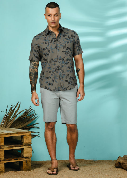 Casual Wear Printed S/S Shirt