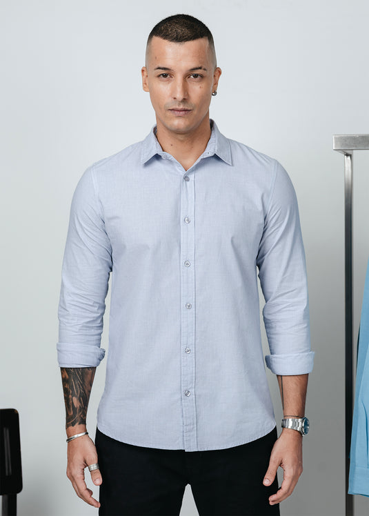 Cotton Stripped L/S shirt