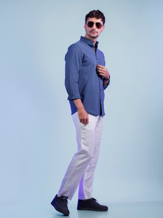 Casual Wear Stripe Long Sleeve Shirt