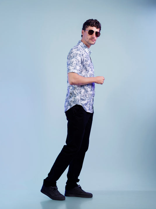 Casual Wear Printed Short Sleeve Shirt