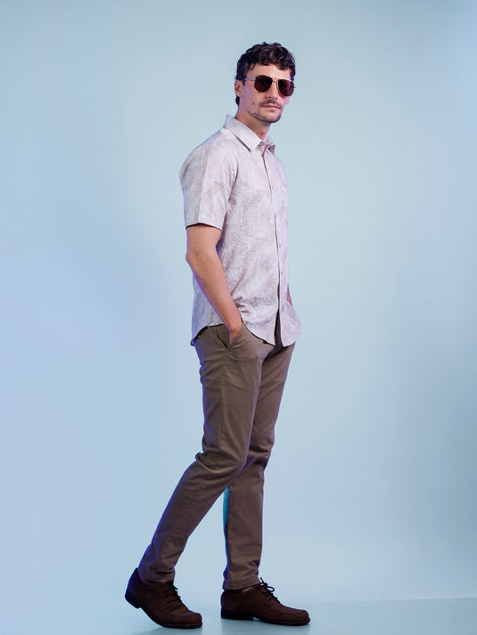 Casual Wear Printed Short Sleeve Shirt