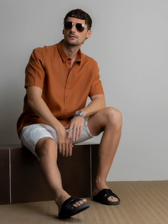 Casual Wear Linen S/S Shirt