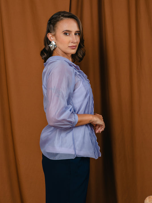 Frill detailed blouse