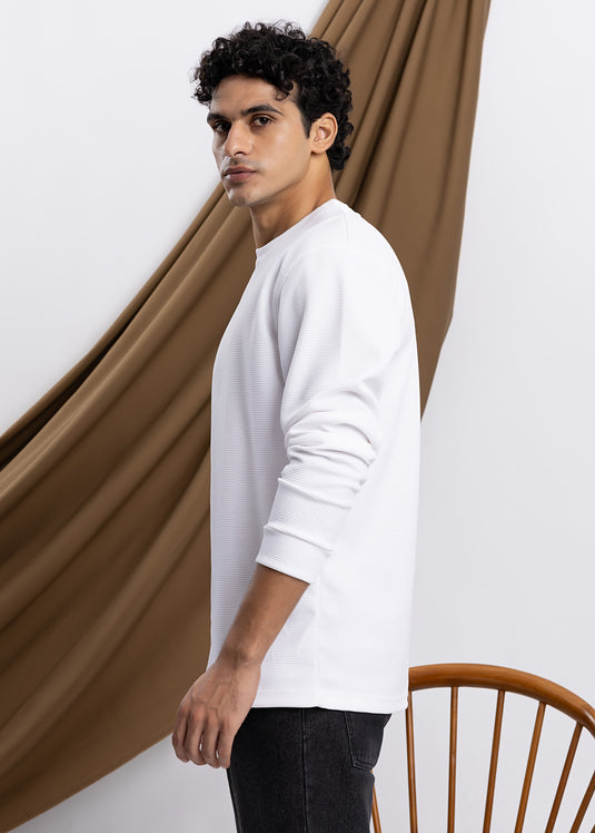 Waffle Long Sleeve Sweater