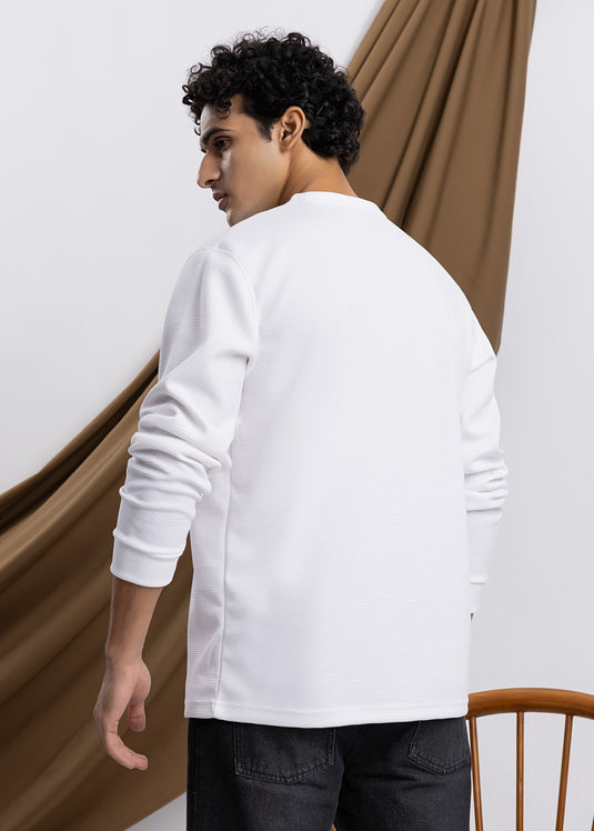 Waffle Long Sleeve Sweater