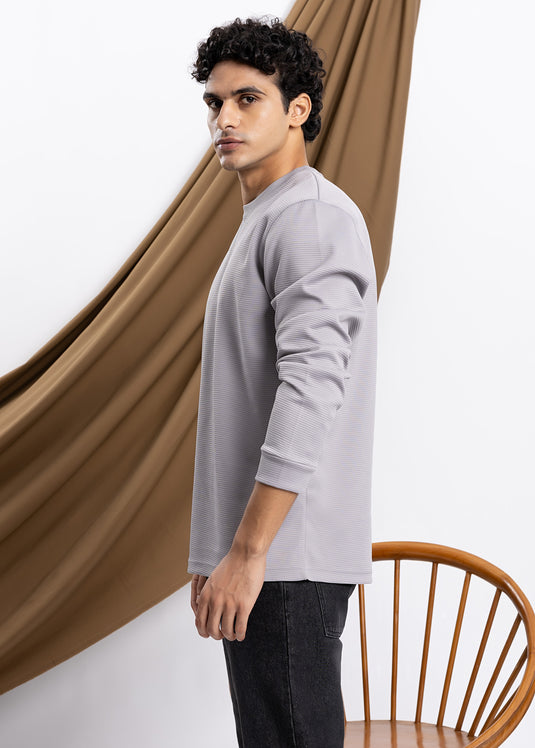 Waffle Long Sleeve Sweater