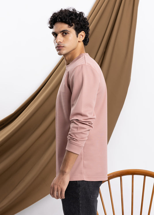 Waffle Long Sleeve Sweater