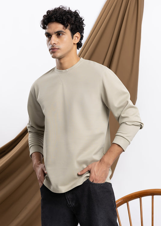 Waffle Long Sleeve Sweater