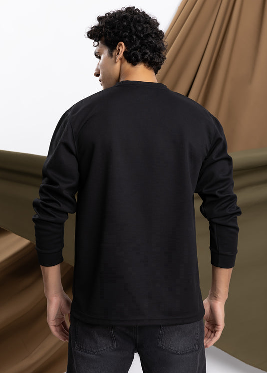 Waffle Long Sleeve Sweater