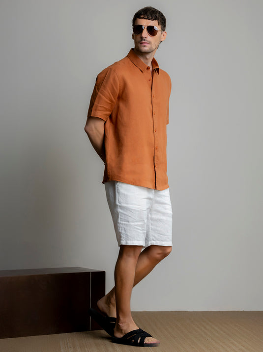 Casual Wear Linen S/S Shirt