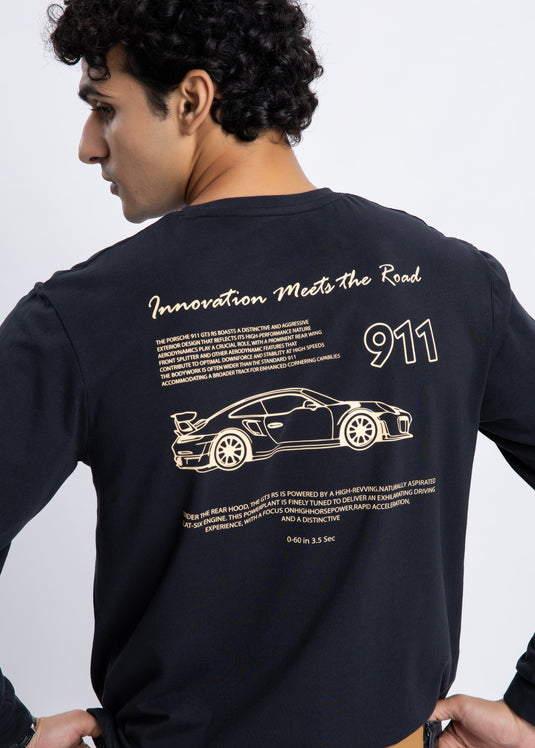 "Graphic Printed L/S T-Shirt"